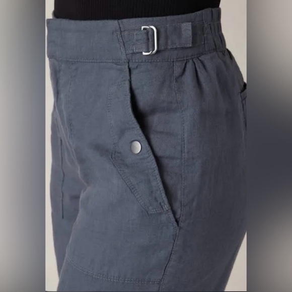 Brand new Athleta voyager linen short. NAVY 2 Never worn wonderful linen! - Picture 2 of 8